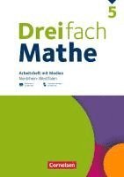 Dreifach Mathe 5. Schuljahr - Nordrhein-Westfalen - Ausgabe 2022 - Arbeitsheft mit Medien und Lösungen, Häftad