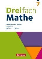 Dreifach Mathe 7. Schuljahr - Ausgabe N - Arbeitsheft mit Medien und Lösungen, Häftad