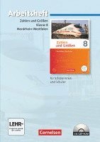 bokomslag Zahlen und Größen 8. Schuljahr. Arbeitsheft mit eingelegten Lösungen mit CD-ROM. Nordrhein-Westfalen Kernlehrpläne. Ausgabe 2013