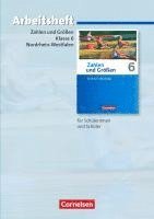 bokomslag Zahlen und Größen 6. Schuljahr. Arbeitsheft mit eingelegten Lösungen. Nordrhein-Westfalen Kernlehrpläne - Ausgabe 2013