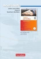 bokomslag Zahlen und Größen 8. Schuljahr.  Arbeitsheft mit eingelegten Lösungen. Nordrhein-Westfalen Kernlehrpläne. Ausgabe 2013