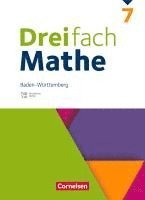 bokomslag Dreifach Mathe 7. Schuljahr - Baden-Württemberg - Schulbuch mit digitalen Hilfen, Erklärfilmen und Wortvertonungen