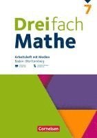 bokomslag Dreifach Mathe 7. Schuljahr - Baden-Württemberg - Arbeitsheft mit Medien und Lösungen - Inkl. Erklärvideos und interaktiven Übungen