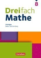 Dreifach Mathe 8. Schuljahr - Baden-Württemberg - Lösungen zum Schulbuch, Häftad