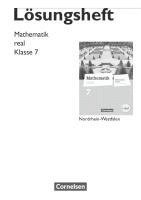 Helga Berkemeier - Mathematik real 7. Schuljahr. Lösungen zum Schülerbuch. Differenzierende Ausgabe Nordrhein-Westfalen, Häftad