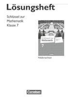 bokomslag Schlüssel zur Mathematik 7. Schuljahr. Lösungen zum Schülerbuch. Differenzierende Ausgabe Niedersachsen