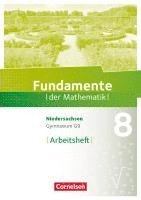 bokomslag Fundamente der Mathematik 8. Schuljahr. Arbeitsheft mit Lösungen. Gymnasium Niedersachsen