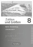 bokomslag Zahlen und Größen 8. Schuljahr - Berlin und Brandenburg - Lösungen zum Schülerbuch