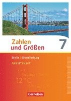 bokomslag Zahlen und Größen 7. Schuljahr. Arbeitsheft mit Online-Lösungen. Berlin und Brandenburg