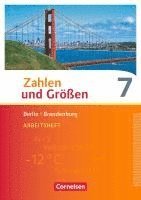 bokomslag Zahlen und Größen 7. Schuljahr. Arbeitsheft mit Online-Lösungen. Berlin und Brandenburg