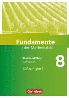 bokomslag Fundamente der Mathematik 8. Schuljahr - Rheinland-Pfalz - Lösungen zum Schülerbuch