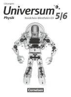 bokomslag Universum Physik 5./6. Schuljahr - Gymnasium Nordrhein-Westfalen G9 - Lösungen zum Schülerbuch