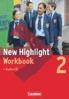 bokomslag New Highlight 2. 6. Schuljahr. Workbook mit Lieder- und Text-CD. Allgemeine Ausgabe