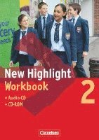 bokomslag New Highlight 2. 6. Schuljahr. Workbook mit Lieder- und Text-CD und CD-ROM. Allgemeine Ausgabe