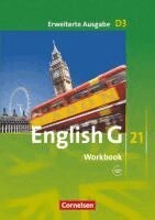Jennifer Seidl, Hellmut Schwarz - English G 21. Erweiterte Ausgabe D 3. Workbook mit Audios online, Häftad