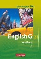 bokomslag English G 21. Grundausgabe D 4. Workbook mit Audios online