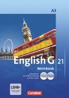 bokomslag English G 21. Ausgabe A 3. Workbook mit CD-ROM (e-Workbook) und Audios Online