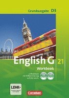 bokomslag English G 21. Grundausgabe D 3. Workbook mit CD-ROM (e-Workbook) und Audios online