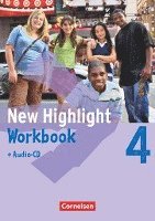 bokomslag New Highlight 4: 8. Schuljahr. Workbook mit Text-CD