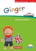 bokomslag Ginger -  Early Start Edition 4 - Activity Book mit Lieder-/Text-CD