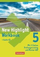 bokomslag New Highlight  5: 9. Schuljahr. Workbook mit Lieder-Text-CD Baden-Württemberg