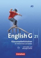 bokomslag English G 21. Ausgabe A 5. Klassenarbeitstrainer mit Lösungen und Audios online