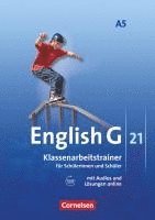 bokomslag English G 21. Ausgabe A 5. Klassenarbeitstrainer mit Lösungen und Audios online