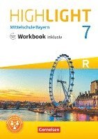 bokomslag Highlight - Mittelschule Bayern - 7. Jahrgangsstufe - Workbook inklusiv mit Audios online