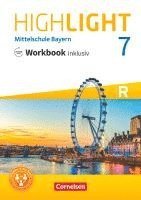 bokomslag Highlight - Mittelschule Bayern - 7. Jahrgangsstufe - Workbook inklusiv mit Audios online