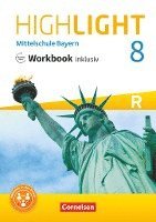 bokomslag Highlight 8. Jahrgangsstufe - Mittelschule Bayern - Workbook inklusiv mit Audios online
