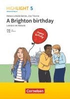 bokomslag Highlight 5. Jahrgangsstufe - Mittelschule Bayern - Lektüre - A Brighton birthday