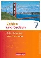 bokomslag Zahlen und Größen 7. Schuljahr - Berlin und Brandenburg - Arbeitsheft Basis mit Online-Lösungen