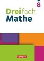 bokomslag Dreifach Mathe 8. Schuljahr - Schulbuch - Mit digitalen Hilfen, Erklärfilmen und Wortvertonungen