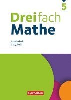 bokomslag Dreifach Mathe 5. Schuljahr. Niedersachsen - Arbeitsheft mit Lösungen
