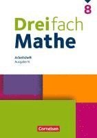 Dreifach Mathe 8. Schuljahr - Arbeitsheft mit Lösungen 1