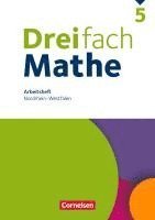 bokomslag Dreifach Mathe 5. Schuljahr - Nordrhein-Westfalen - Arbeitsheft mit Lösungen