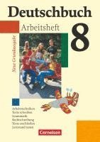 bokomslag Deutschbuch 8. Schuljahr. Arbeitsheft mit Lösungen. Neue Grundausgabe