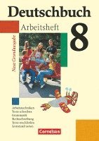 Deutschbuch 8. Schuljahr. Arbeitsheft mit Lösungen. Neue Grundausgabe 1