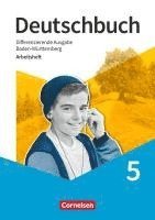 bokomslag Deutschbuch - Sprach- und Lesebuch - 5. Schuljahr. Baden-Württemberg - Arbeitsheft mit Lösungen