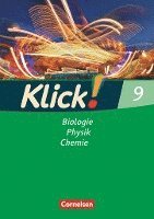bokomslag Klick! 9 Biologie, Physik, Chemie. Arbeitsheft. Westliche Bundesländer sowie Berlin/Brandenburg