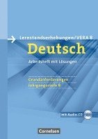 bokomslag Vorbereitungsmaterialien für VERA - Deutsch. 8. Schuljahr. Grundanforderungen A. Arbeitsheft mit Lösungen und Hör-CD