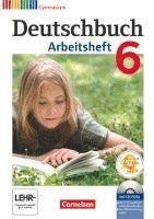 bokomslag Deutschbuch 6. Schuljahr. Arbeitsheft mit Lösungen und Übungs-CD-ROM. Gymnasium Allgemeine Ausgabe