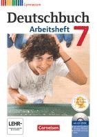 bokomslag Deutschbuch 7. Schuljahr. Gymnasium Allgemeine Ausgabe. Arbeitsheft mit Lösungen und CD-ROM