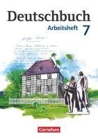 bokomslag Deutschbuch 7. Schuljahr. Arbeitsheft mit Lösungen. Gymnasium Östliche Bundesländer und Berlin