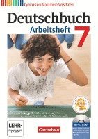 bokomslag Deutschbuch 7. Schuljahr Gymnasium Nordrhein-Westfalen. Arbeitsheft mit Lösungen und Übungs-CD-ROM