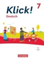 Catherine Jaulgey, Martina Kolbe-Schwettmann, Michaela Krauß, Barbara Maria Krüss, Silke Montag, Hannelore Strehl, Isabel Tebarth, Siegfried Wengert, Dorothee Braun - Klick! 7. Schuljahr - Deutsch - Ausgabe ab 2024 - Schulbuch mit digitalen Medien, Inbunden