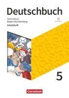bokomslag Deutschbuch Gymnasium 5. Schuljahr - Baden-Württemberg 2025 - Arbeitsheft mit Lösungen und Erklärfilmen