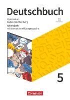 bokomslag Deutschbuch Gymnasium 5. Schuljahr - Baden-Württemberg 2025 - Arbeitsheft mit interaktiven Übungen online