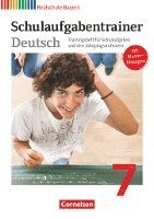 bokomslag Deutschbuch 7. Jahrgangsstufe. Schulaufgabentrainer mit Lösungen. Realschule Bayern