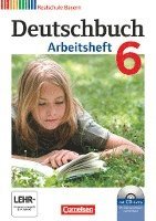 bokomslag Deutschbuch 6. Jahrgangsstufe. Arbeitsheft mit Lösungen und Übungs-CD-ROM. Realschule Bayern